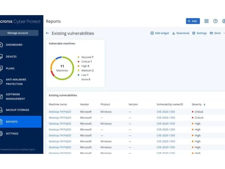Acronis Cyber Protect Standard Virtual Host EDU/GOV, Subscr., 1 Jahr