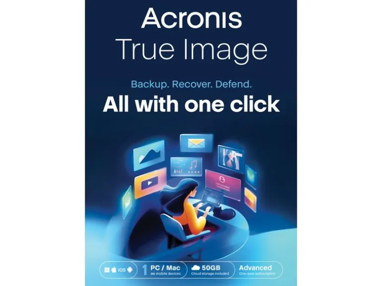 Acronis True Image Advanced ESD, ABO, 1PC, 1y, 50GB