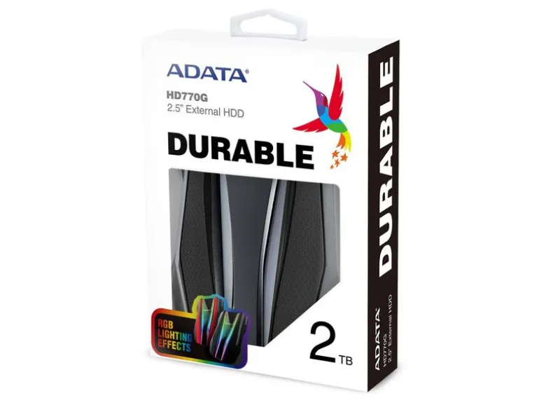 ADATA Externe Festplatte HD770G 2 TB, Schwarz