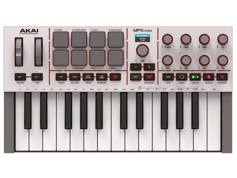 Akai Keyboard Controller MPK Mini IV Weiss