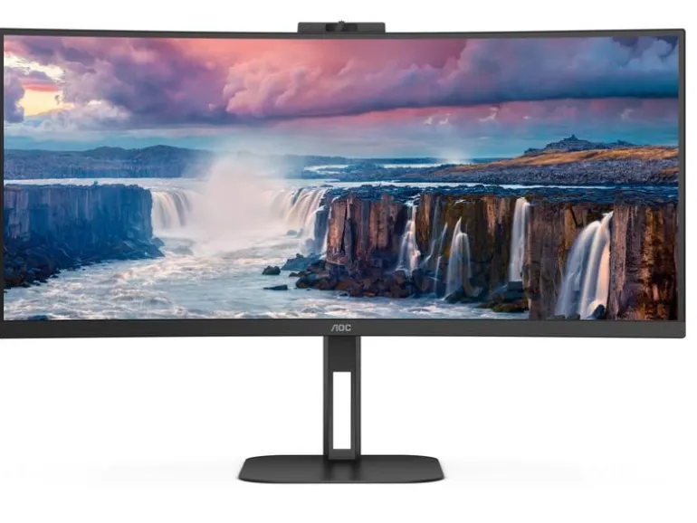 AOC Monitor CU34V5CW/BK 34 ", 3440 x 1440 (UWQHD)