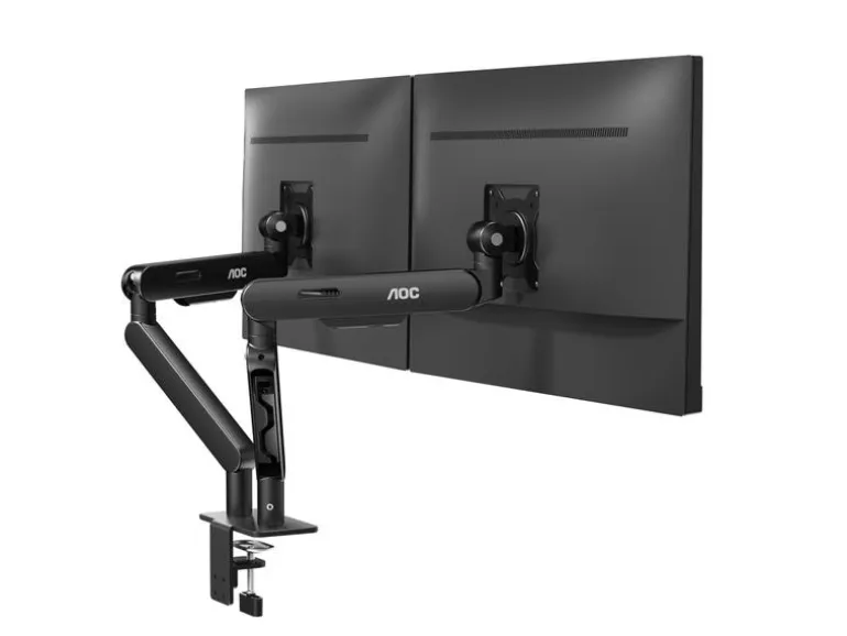AOC Tischhalterung AM420B Dual bis 9 kg – Schwarz