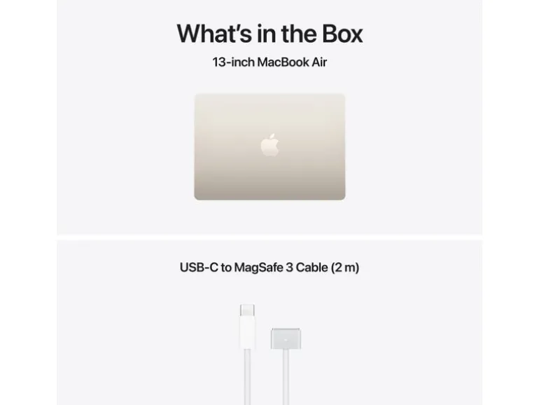 Apple MacBook Air 13" 2026 M5 8C GPU / 16 GB / 512 GB Starlight