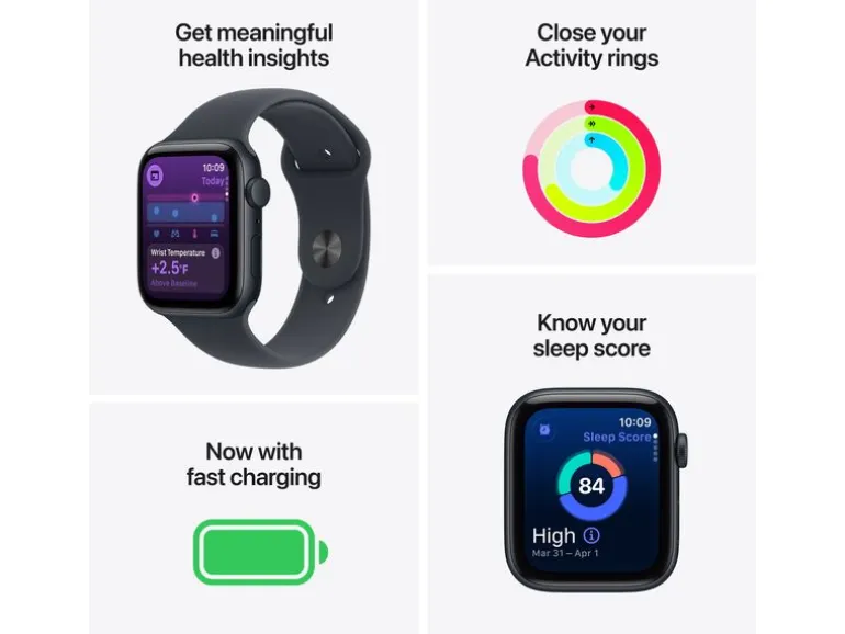 Apple Watch SE 3 40 mm GPS Sport Band Midnight M/L