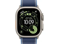 Apple Watch Ultra 3 Natural Titanium Blue/Bright Trail Loop M/L