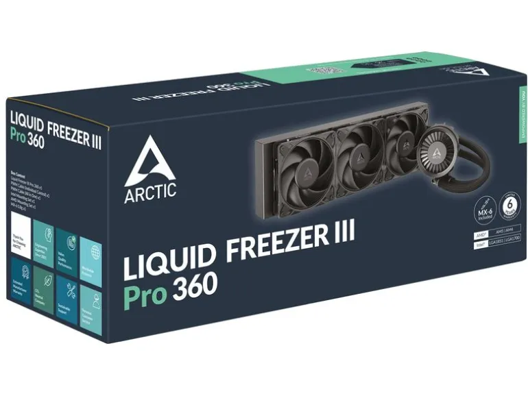 Arctic Cooling Wasserkühlung Liquid Freezer III Pro 360 Schwarz