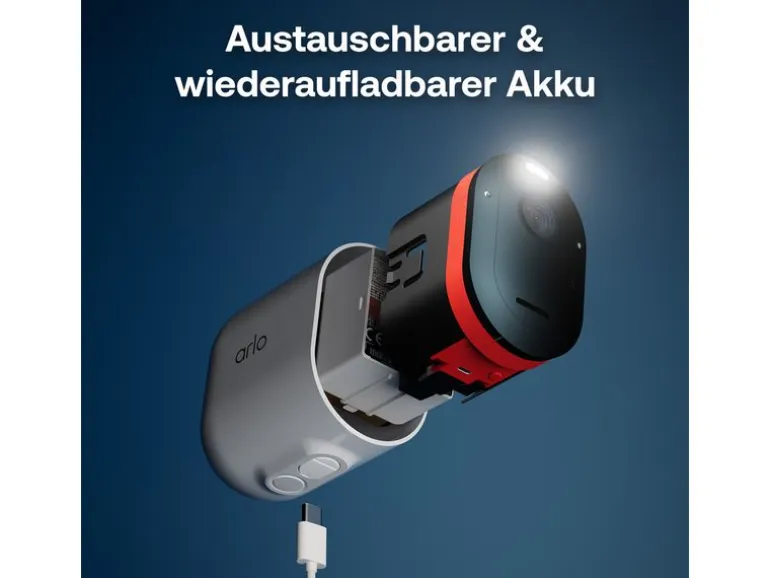 Arlo Überwachungsset Pro 6 2K 3er Set Weiss