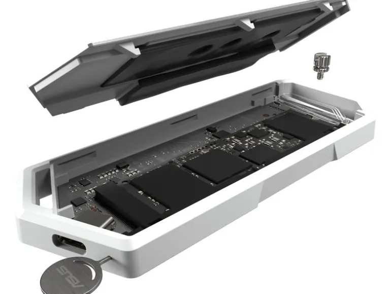 ASUS Externes Gehäuse ROG Strix Arion White Edition M.2