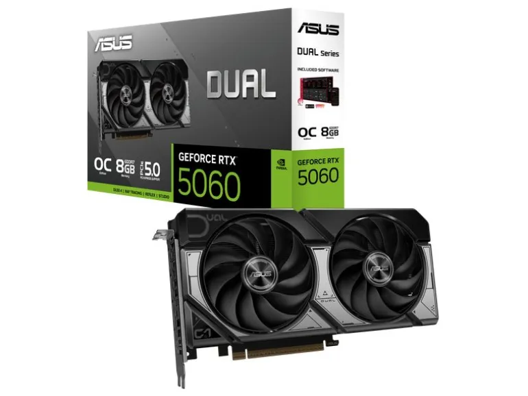 ASUS Grafikkarte Dual GeForce RTX 5060 8 GB OC Edition