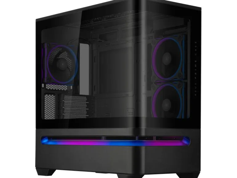 ASUS PC-Gehäuse Prime AP202 TG ARGB Schwarz