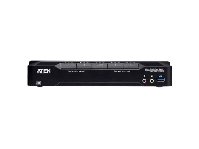 Aten KVM Switch CS1924A 4-Port USB 3.0 8K DisplayPort (4 Geräte)