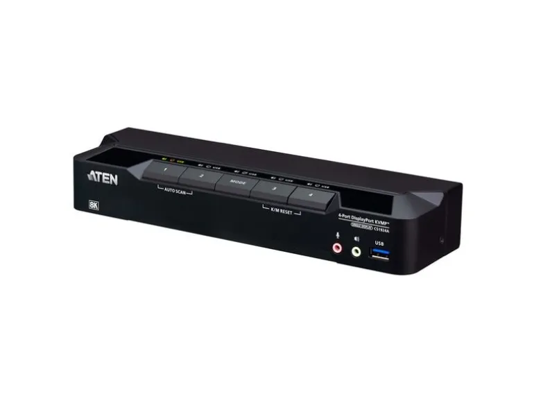 Aten KVM Switch CS1924A 4-Port USB 3.0 8K DisplayPort (4 Geräte)