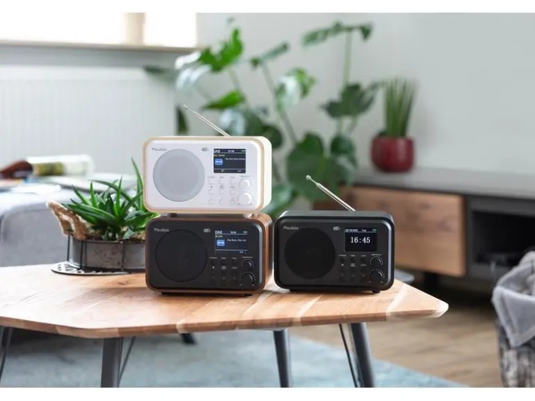 Audizio DAB+ Radio Milan Dunkelbraun/Silber