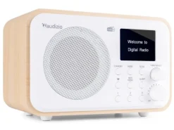 Audizio DAB+ Radio Milan Dunkelbraun/Silber