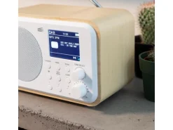 Audizio DAB+ Radio Milan Dunkelbraun/Silber