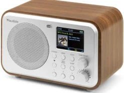 Audizio DAB+ Radio Milan Dunkelbraun/Silber