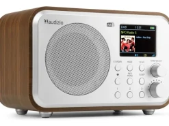 Audizio DAB+ Radio Milan Dunkelbraun/Silber