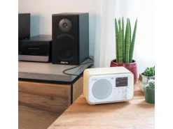 Audizio DAB+ Radio Milan Dunkelbraun/Silber
