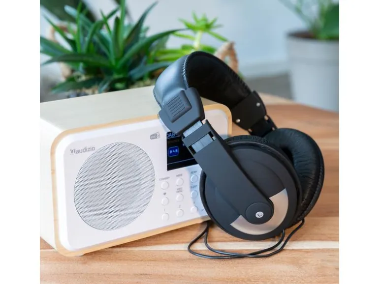 Audizio DAB+ Radio Milan Dunkelbraun/Silber