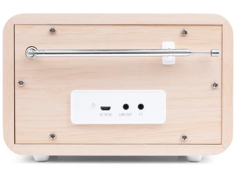 Audizio DAB+ Radio Milan Dunkelbraun/Silber