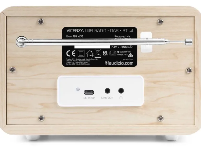 Audizio DAB+ Radio Vicenza Weiss