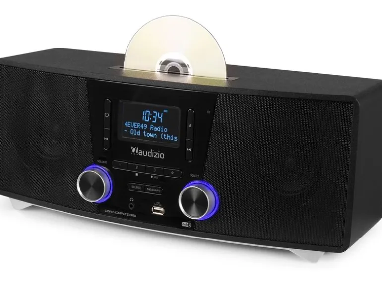 Audizio Micro-HiFi Anlage Cannes Schwarz