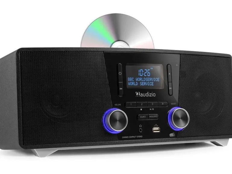 Audizio Micro-HiFi Anlage Cannes Schwarz