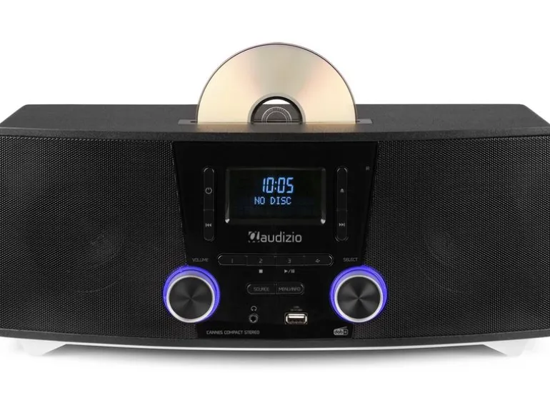 Audizio Micro-HiFi Anlage Cannes Schwarz