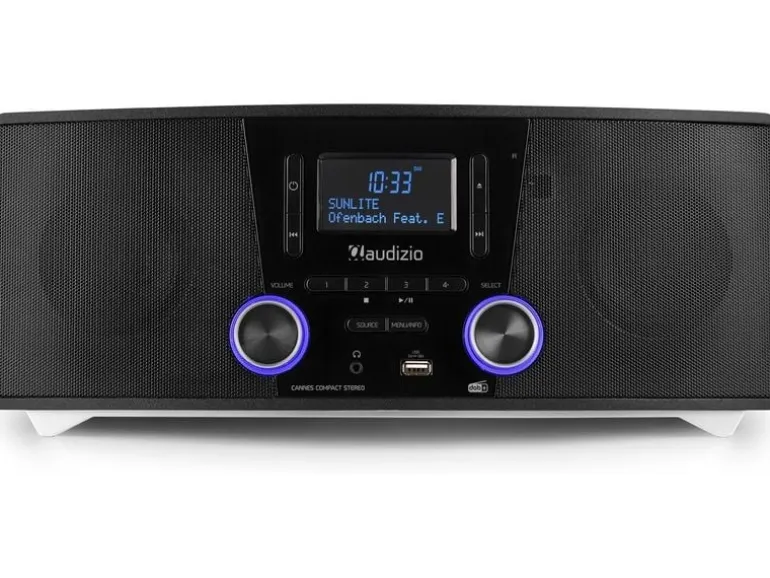 Audizio Micro-HiFi Anlage Cannes Schwarz