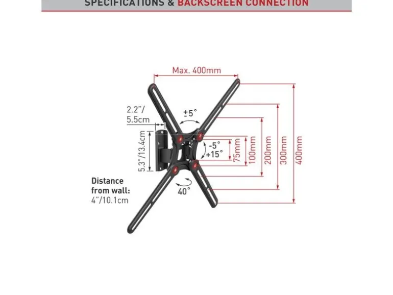Barkan Wandhalterung WH-BM320 13"-65" – max 40 kg