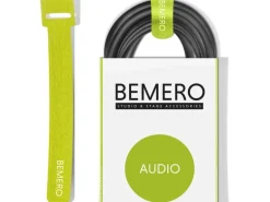Bemero Audio-Kabel 6.3 Klinken - 6.3 Klinken 0.75 m, Schwarz