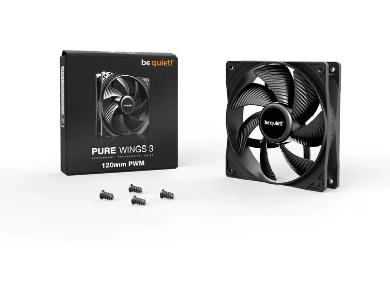be quiet! PC-Lüfter Pure Wings 3 PWM 120 mm