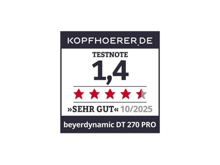 Beyerdynamic DT 270 Pro Kompakt, ohrumschliessend, Schwarz
