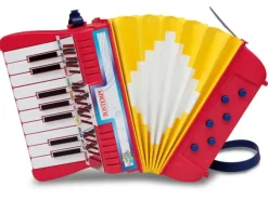 Bontempi Musikinstrument Akkordeon mit 17 Tasten C-E