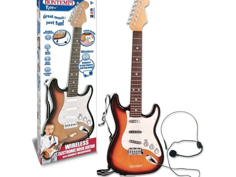 Bontempi Musikinstrument Elektronische Rockgitarre