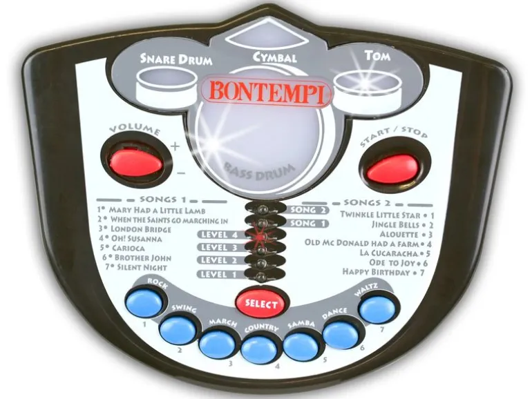 Bontempi Musikinstrument Schlagzeug mit Tutor