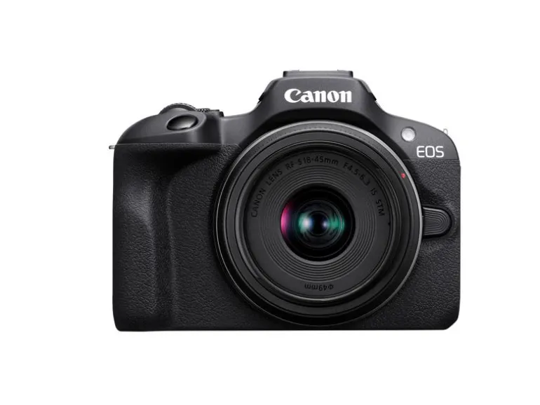 Canon Fotokamera EOS R100 RF-S 18-45 mm + RF-S 18-45 / 75-300 Kit