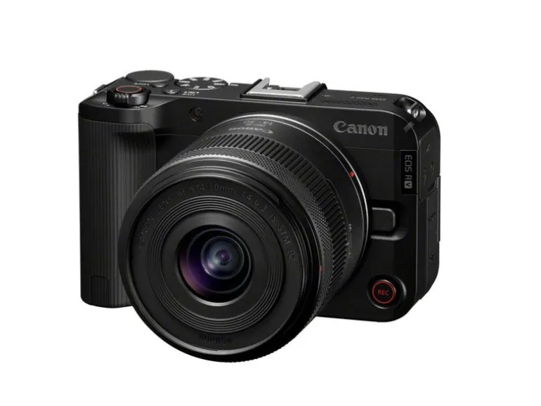 Canon Fotokamera EOS R50V RF-S 14-30mm Kit Schwarz