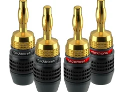 CE Bananenstecker SimpleLock vergoldet
