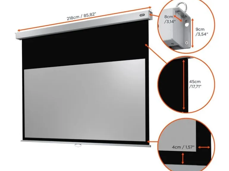 Celexon Rollo-Leinwand Professional Plus 200x125 cm 16:10