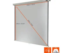 Celexon Rollo-Leinwand Pro 240x240cm 1:1