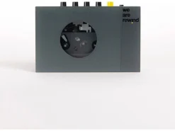 CE Portabler Kassettenspieler we are rewind Grau; Schwarz