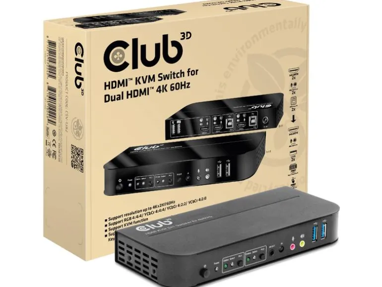 Club 3D KVM Switch CSV-1382