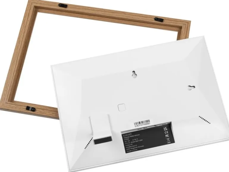 COCON Digitaler Bilderrahmen Momento 10.1", Holz