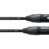 Cordial XLR-Kabel XLRm-XLRf 10 m, Schwarz