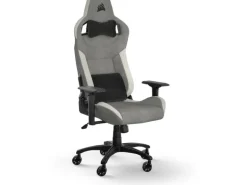 Corsair Gaming-Stuhl T3 Rush (2023) Grau/Weiss