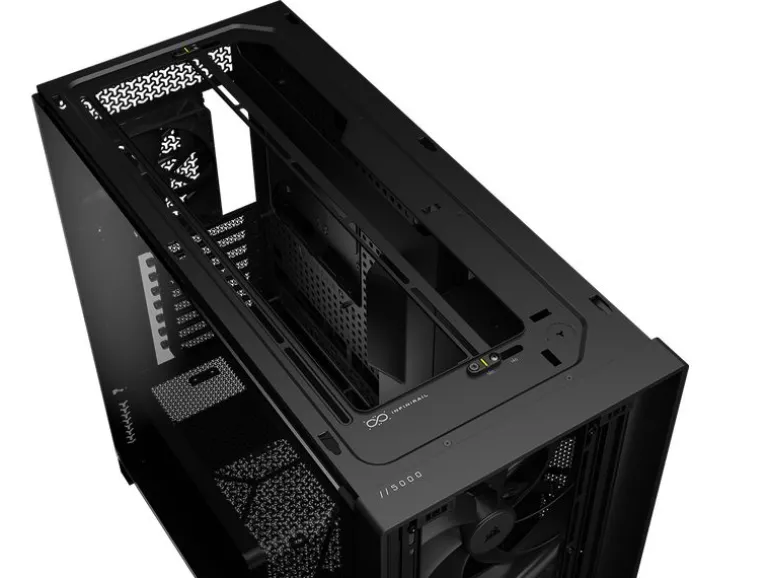 Corsair PC-Gehäuse FRAME 5000D WOOD RS Mid-Tower Schwarz Wallnuss