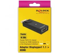 Delock Adapter Displayport - HDMI Schwarz