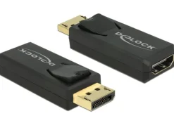 Delock Adapter Displayport - HDMI aktiv, 4K, schwarz