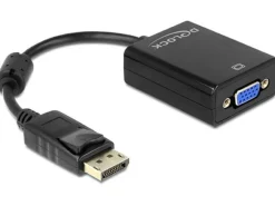 Delock Adapter Displayport - VGA Schwarz